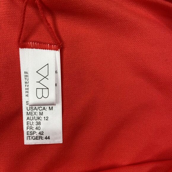 VYB Vicious Young Babes Side Slit High Waist High Leg Bikini Bottom Red Size M - Picture 3 of 6